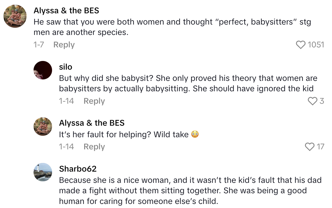 Screenshot 2025 07 05 at 2.00.40 PM A Dad Made His Young Son Sit Between Two Strangers On A Plane, And A Stranger Took Care Of Him During the Flight